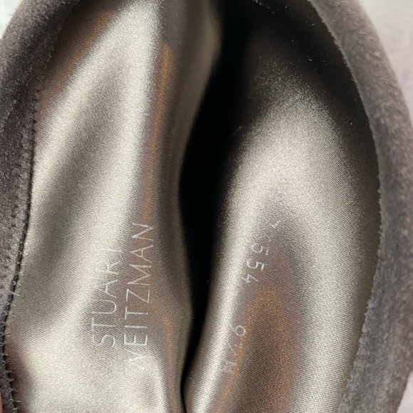 Stuart Weitzman Highland Suede Over The Knee‎ Heeled Boot in Grey Size 9.5 - Picture 6 of 8